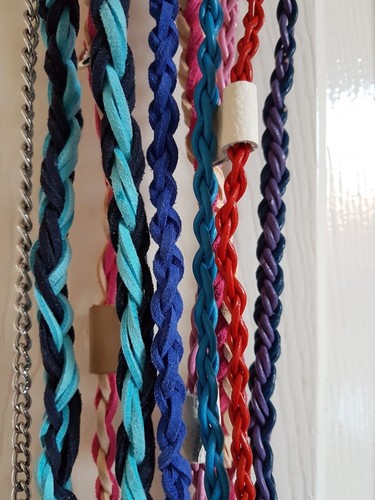 Dog show leads - show, leather